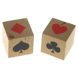 2 Trump Suit Marker Lot Euchre Bridge Pinochle Card Games Large Pips